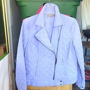 PURPLE ZIP UP JACKET